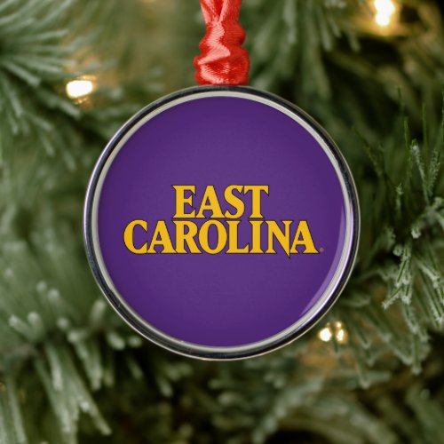 East Carolina University  East Carolina Metal Ornament