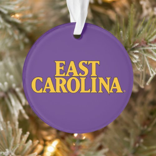 East Carolina University  East Carolina Ornament