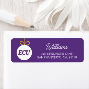 East Carolina University ECU Logo 2 Label