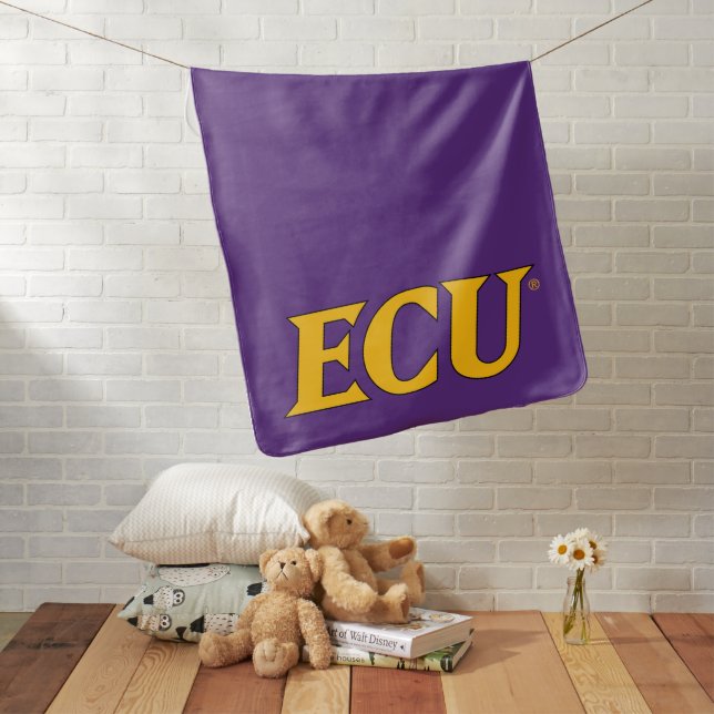 East Carolina University | ECU Logo Baby Blanket (In Situ)