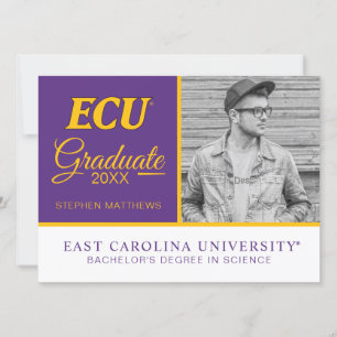 East Carolina University ECU Logo Invitation