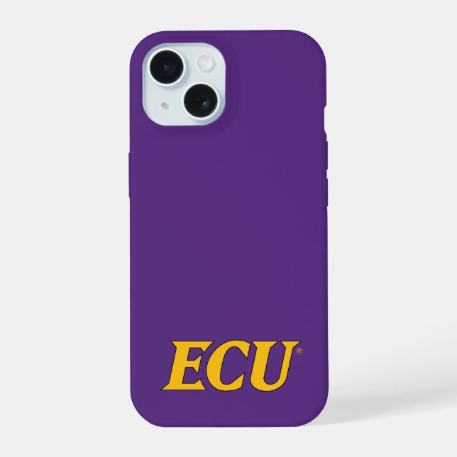 East Carolina University | ECU Logo iPhone 15 Case (Back)