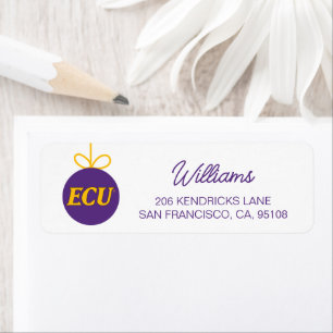 East Carolina University   ECU Logo Label