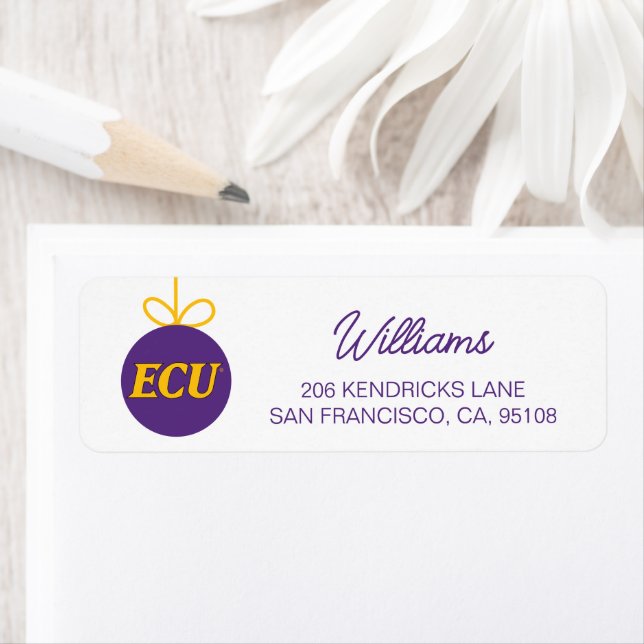East Carolina University | ECU Logo Label (Insitu)