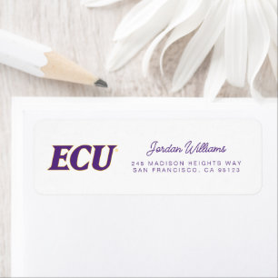 East Carolina University ECU Logo Label