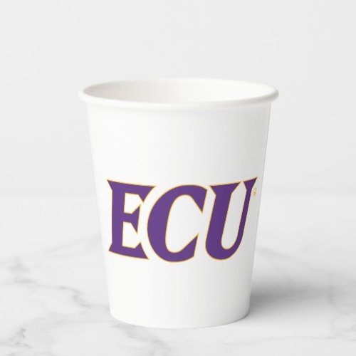 East Carolina University  ECU Logo Paper Cups