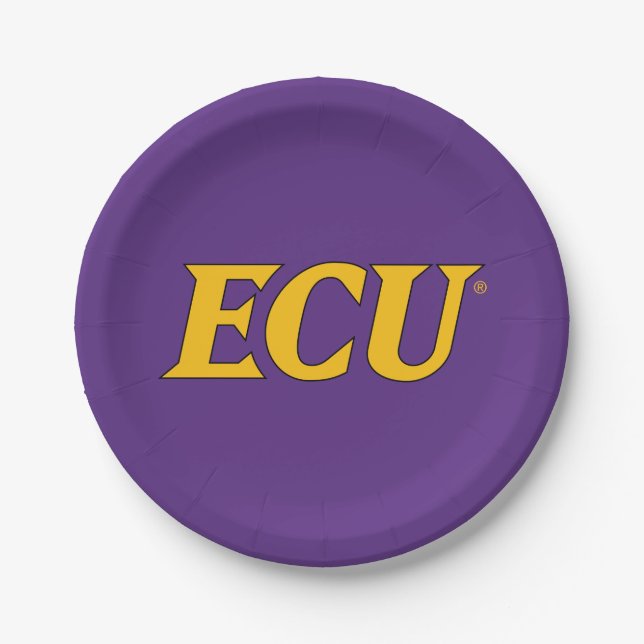 East Carolina University | ECU Logo Paper Plates (Front)