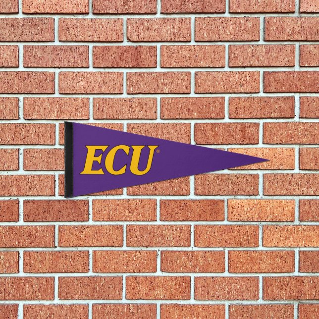East Carolina University | ECU Logo Pennant Flag (Front)