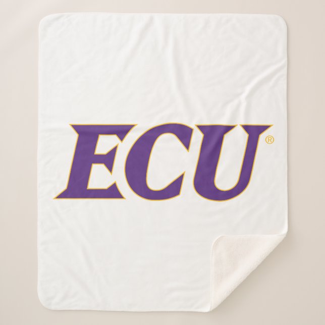 East Carolina University | ECU Logo Sherpa Blanket (Front)