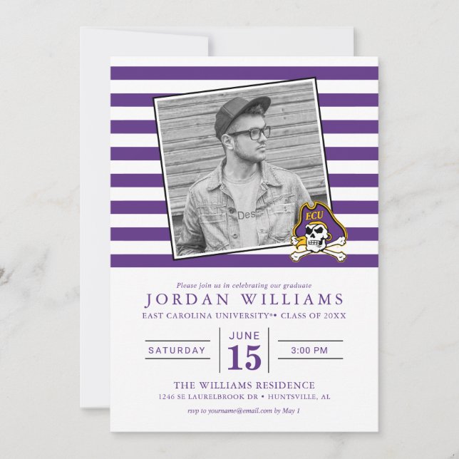 East Carolina University | ECU Pirates Announcement (Front)