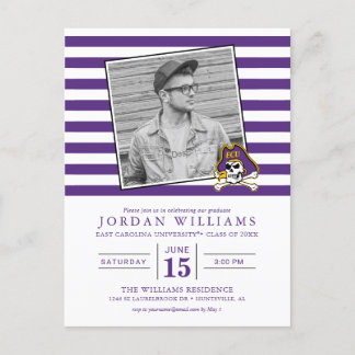 East Carolina University | ECU Pirates Announcement Postcard
