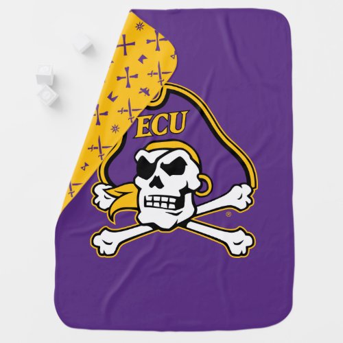 East Carolina University  ECU Pirates Baby Blanket