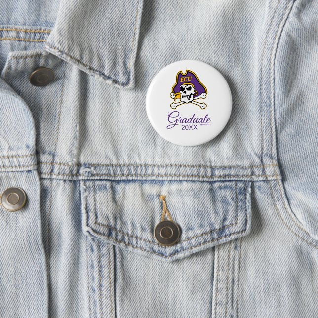East Carolina University | ECU Pirates Button (In Situ)