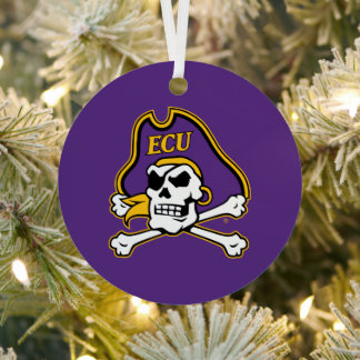 East Carolina University | ECU Pirates Metal Ornament