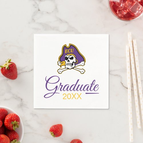 East Carolina University  ECU Pirates Napkins