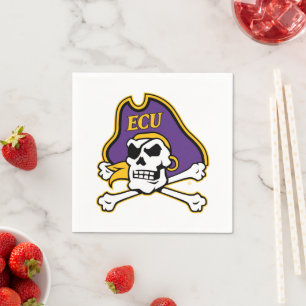 East Carolina University ECU Pirates Napkins