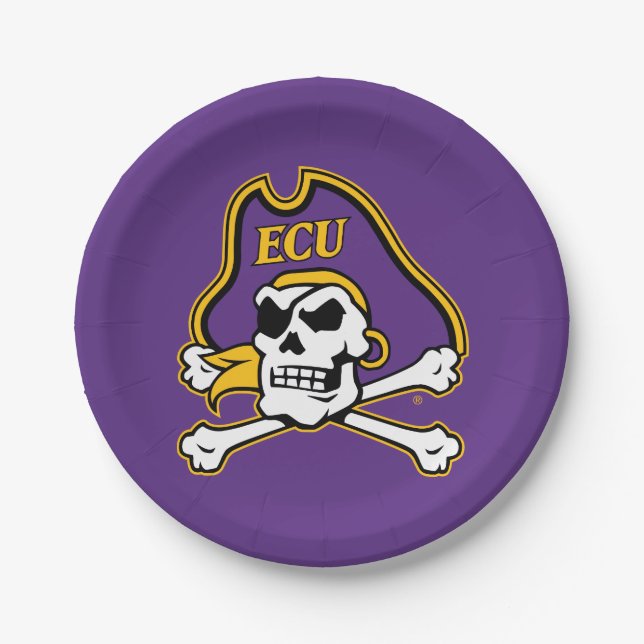 East Carolina University | ECU Pirates Paper Plates (Front)