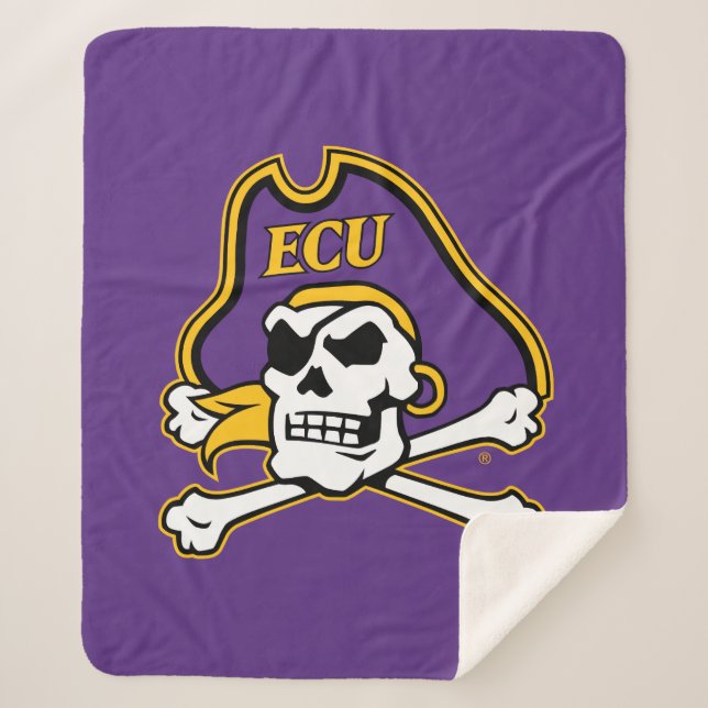 East Carolina University | ECU Pirates Sherpa Blanket (Front)