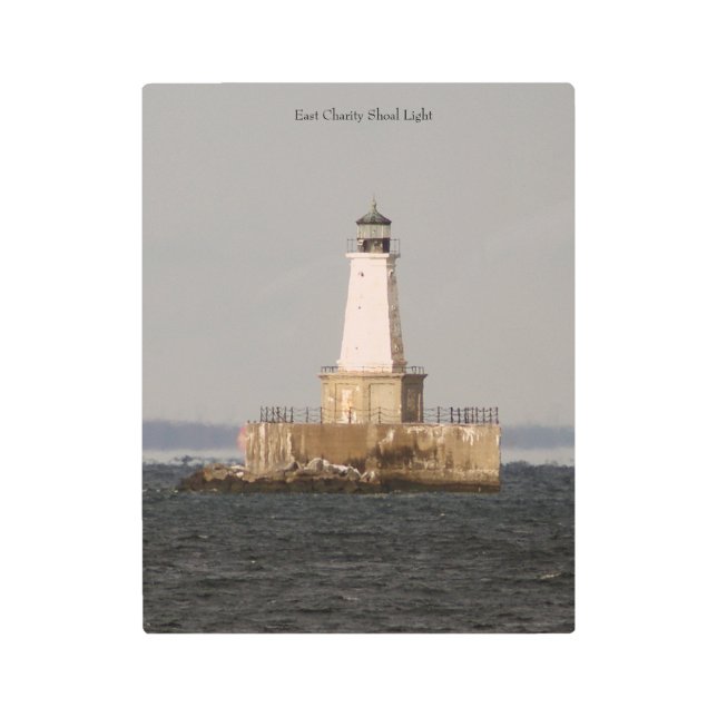 East Charity Shoal Light metal wall art (Front)