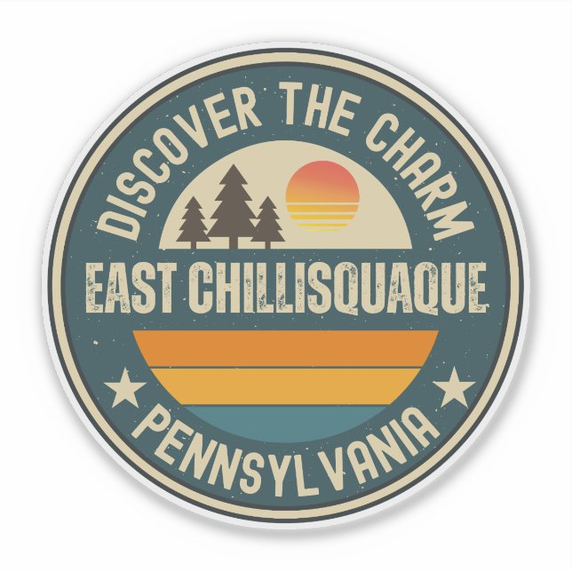 East Chillisquaque, Pennsylvania Sticker (Front)