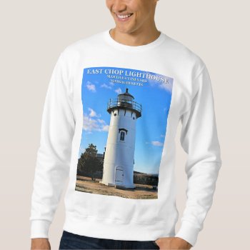 East Chop Lighthouse  Massachusetts Sweatshirt by LighthouseGuy at Zazzle