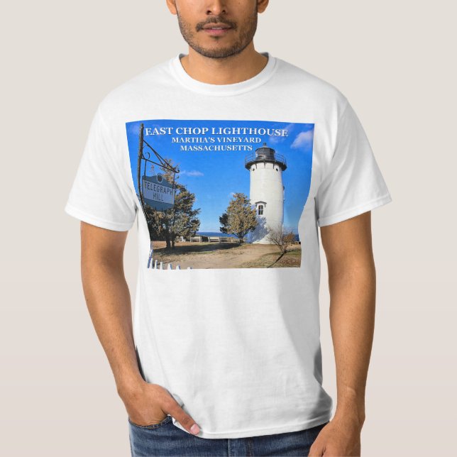 East Chop Lighthouse, Massachusetts T-Shirt (Front)