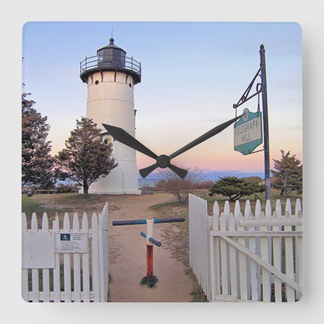 East Chop Lighthouse, Massachusetts Wall Clock (Front)