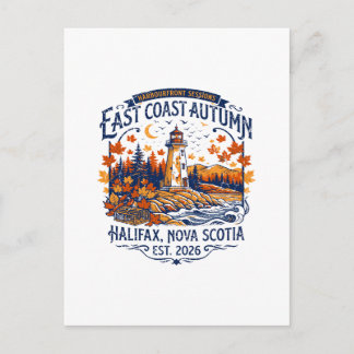 East Coast Autumn Halifax Nova Scotia Postcard