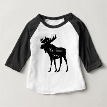 East Coast Baby cute rustic moose Christmas