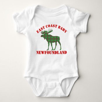 East Coast Baby Moose Newfoundland Tartan Shirt by Lighthouse_Route at Zazzle