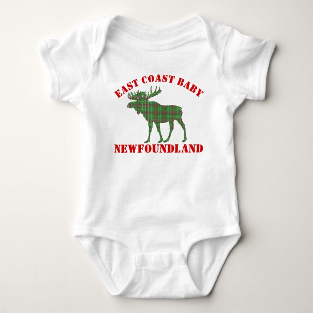 East Coast Baby moose Newfoundland tartan shirt (Front)