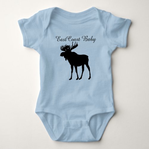 East Coast Baby Moose Nova Scotia Canada Baby Bodysuit