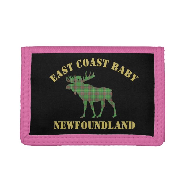 East Coast Baby Newfoundland moose tartan wallet (Front)