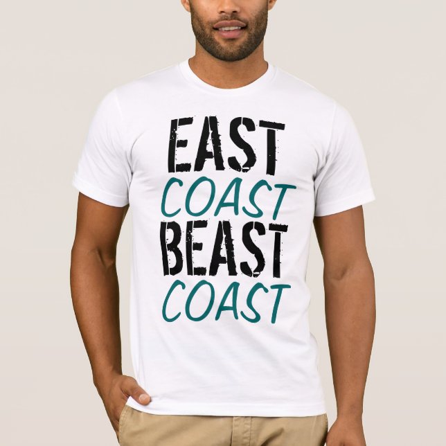 East Coast Beast Coast T-Shirt (Front)