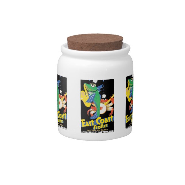 East Coast Frolics Candy Jar (Front)