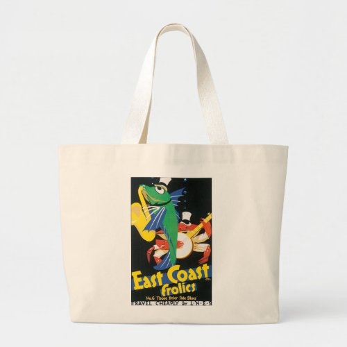 East Coast Frolics Large Tote Bag