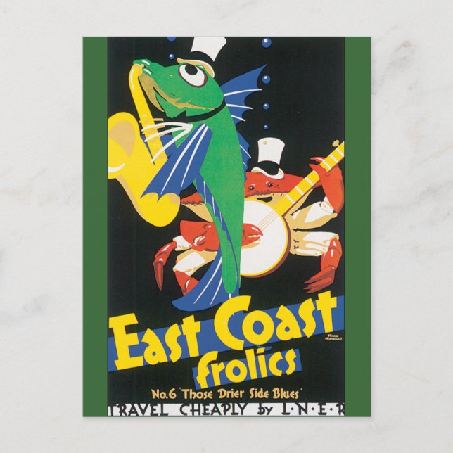 East Coast Frolics Postcard (Front)