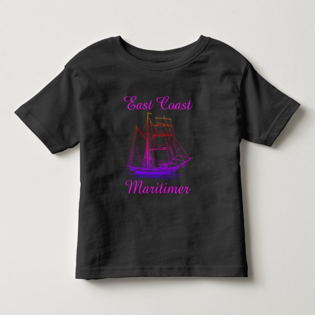 East coast Maritimer sailing ship nautical shirt (Front)