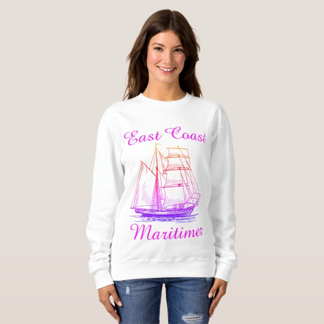 East coast Maritimer sailing ship nautical shirt (Front Full)