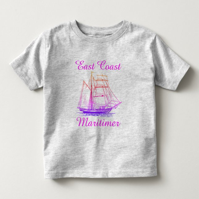 East coast Maritimer sailing ship nautical shirt (Front)