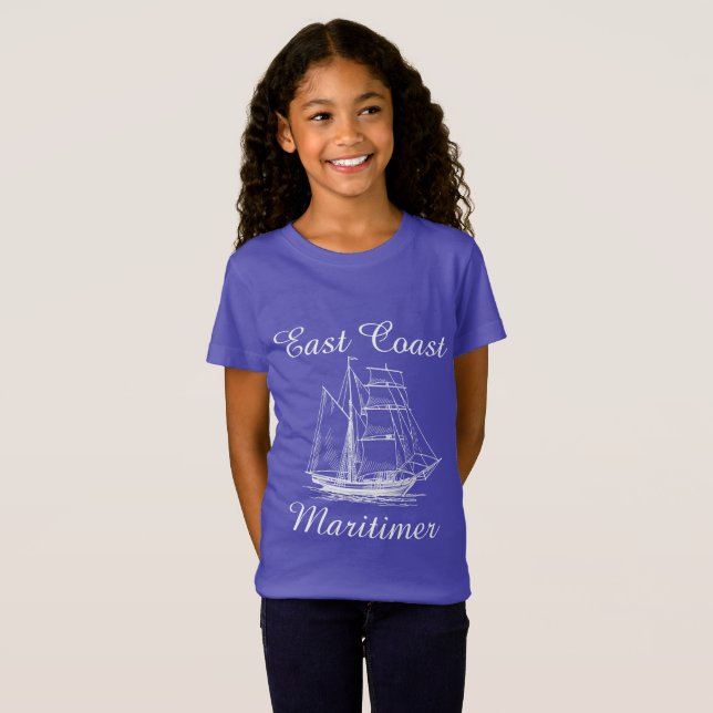 East coast Maritimer sailing ship nautical shirt (Front Full)