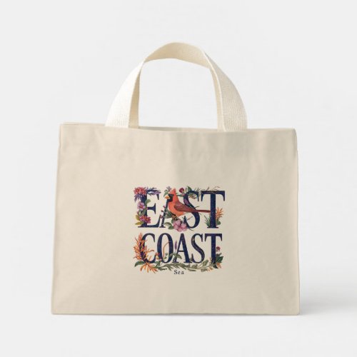 East coast sea Cardinal Mini Tote Bag