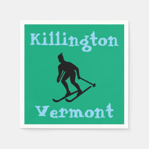 East Coast Ski Capital Killington, VT (Rutland) Napkins