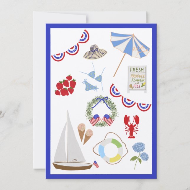 East Coast Summer Card (Front)