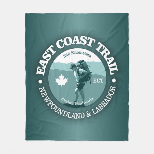 East Coast Trail T Fleece Blanket