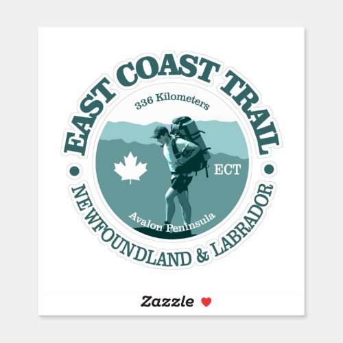 East Coast Trail T Sticker