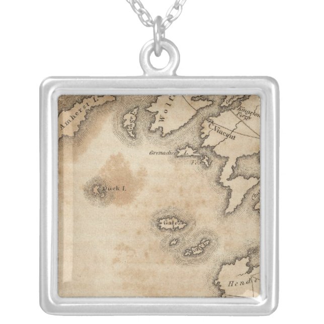 EaSt. End of Lake Ontario Silver Plated Necklace (Front)