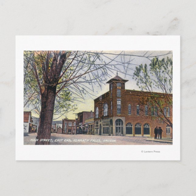 East End View of Main StreetKlamath Falls, OR Postcard (Front)