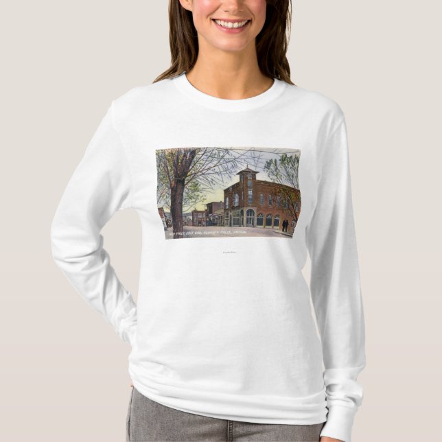East End View of Main StreetKlamath Falls, OR T-Shirt (Front)