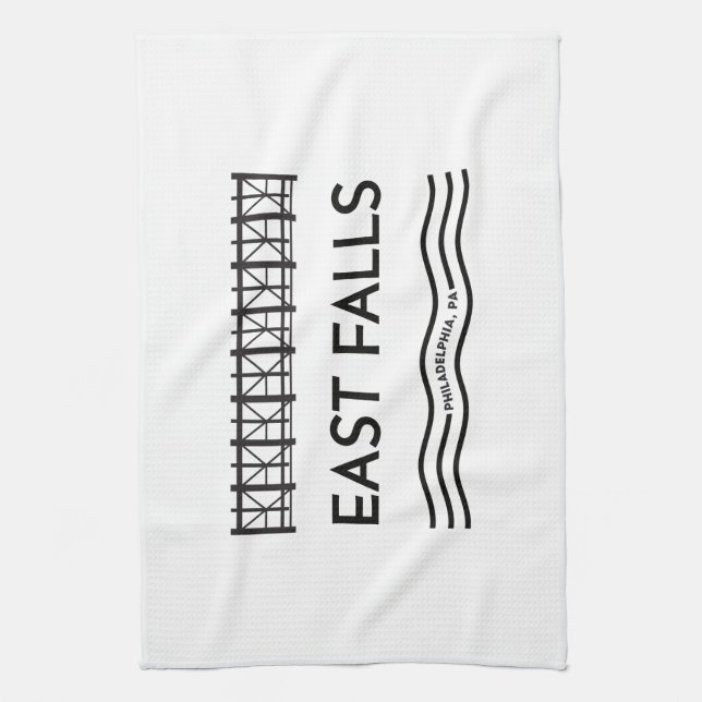 East Falls Tea Towel (Vertical)